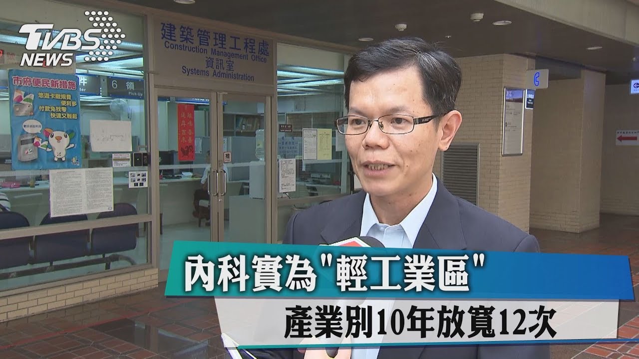 內科實為「輕工業區」 「產業別」10年放寬12次