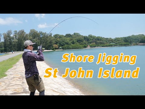 Shore Jigging at St John Island with Rapala Distant Shores
