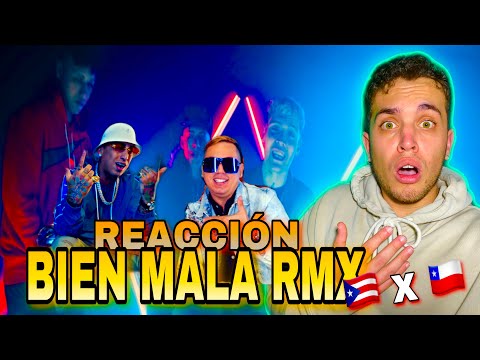 (REACCIÓN) Bien Mala Remix |  CONEXIÓN PR-CHILE 🇵🇷 x 🇨🇱