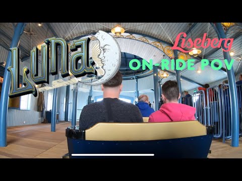 Liseberg BRAND NEW rollercoaster | LUNA | On ride POV |Pre-opening event