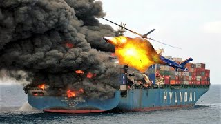 It's Hard To Believe! A Huge Ship Is Going Down!! Dangerous Cases Captured On Camera! 2024