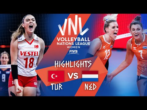 TUR vs. NED - Highlights Week 5 | Women's VNL 2021