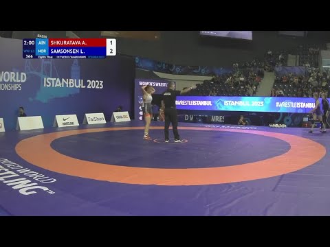 Eighth Final • WW 61Kg • Aliautsina SHKURATAVA (AIN) vs. Leah Melina Falkeid SAMSONSEN (NOR)