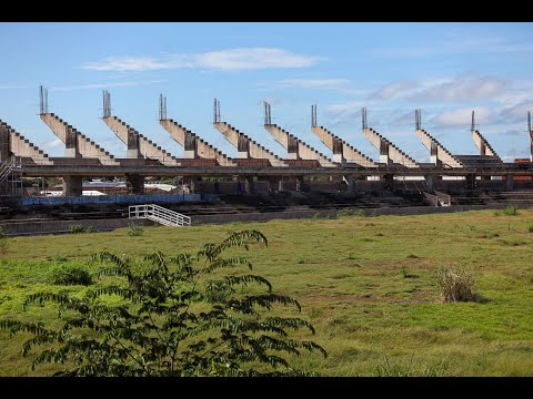 Estádio Colosso do Tapajós segue com obras atrasadas e sem previsão de conclusão
