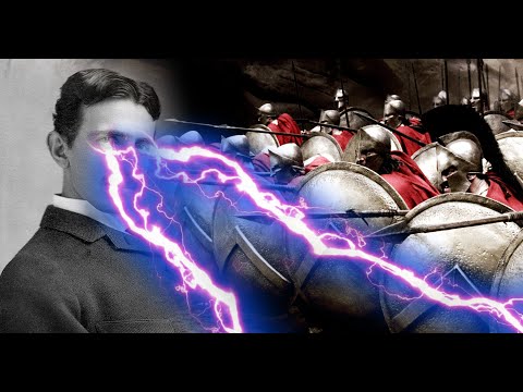 Giant War | 1.000.000 spartans vs 100.000 nikola tesla | greece vs serbia #tesla #battlesimulator
