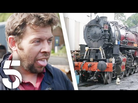 Can Boiler Chief Mark Fix A Historic American Steam Train? | The Yorkshire Steam Railway | Channel 5