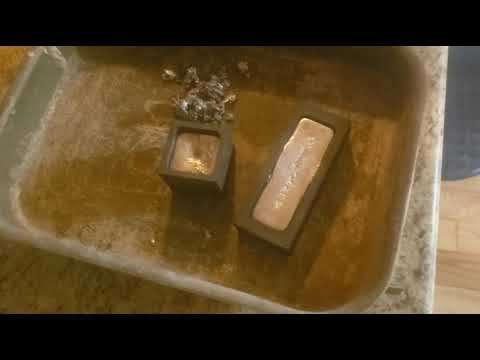 First Lead Melt And Making A Lead Cube!