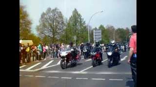 preview picture of video 'Motorradgedenkfahrt Salzgitter 2012  Erste Kolonne'