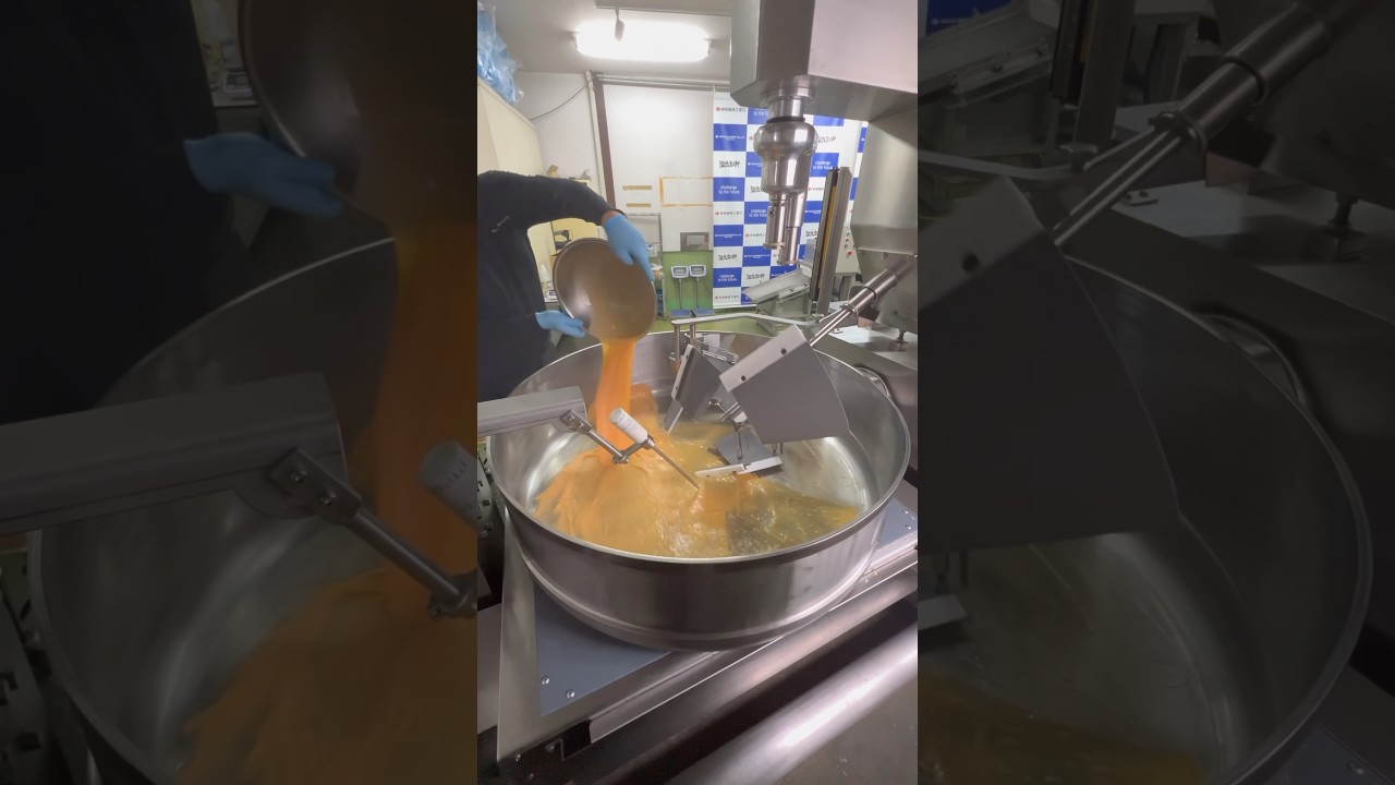 ５０人前のチャーハンを作るプロセス Process of making Fried Rice for 50 people - Food Industry Machines 中井機械工業