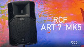 Video thumbnail for RCF ART 7 MK5 | Bop DJ by Bop DJ