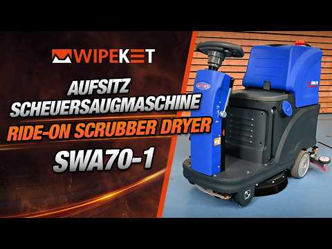 Product video: ride-on scrubber dryer SWA70-1