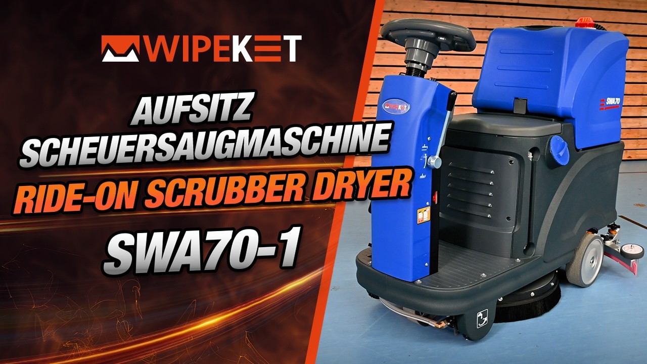 Vidéo produit: autolaveuse autoportée SWA70-1