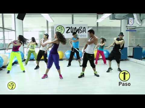 Zumba Primer Flash Mob en Chile cancion: "Sube las manos pa`arriba"