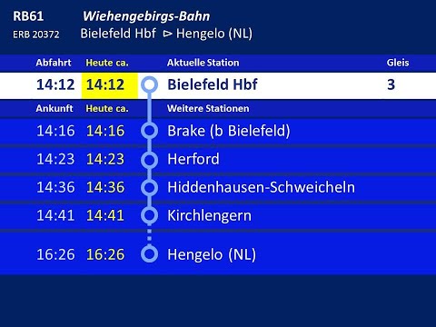 [ERB] Ansagen RB61 Bielefeld - Hengelo (NL)