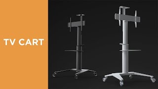 Ultra-Modern Aluminum TV Cart - TT12 Series