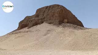 preview picture of video 'El Lahun,  pyramid of Senusert II, middle kingdom, inside the pyramid.'