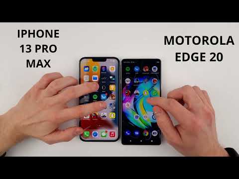 Iphone 13 Pro Max vs Motorola Edge 20 SPEED TEST