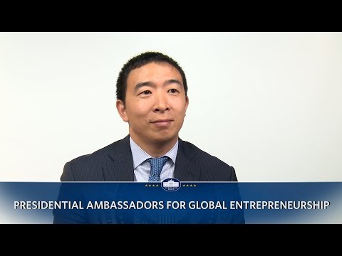 PAGEアンバサダー - ベンチャー・フォー・アメリカのアンドリュー・ヤン (PAGE Ambassador - Andrew Yang of Venture for America)