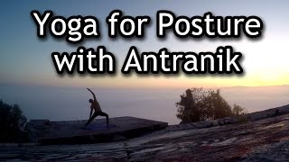 35 Minute Yoga Video for Posture with Antranik (Free Yoga Class)