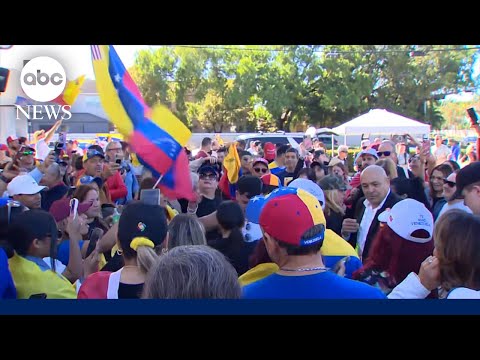 Venezuelans in US celebrate the arrest of Maduro