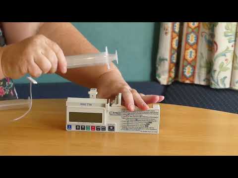 Changing a syringe driver