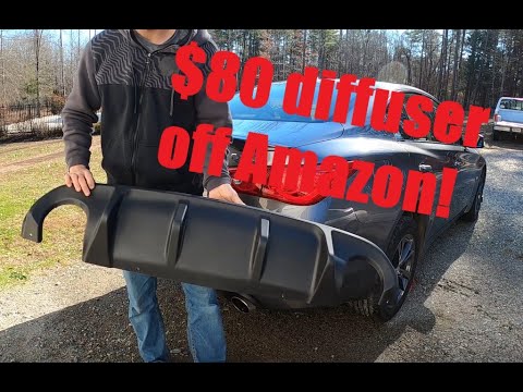 Infiniti Q50 $80 Rear Diffuser Install & Review