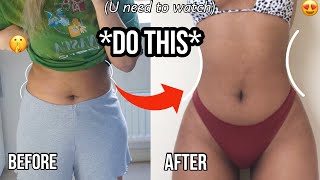 How to get an hourglass figure and a smaller waist in 4 steps (Do this)