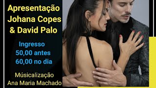 Johana Copes y David Alejandro Palo na Casa do Tango RJ. 1/4