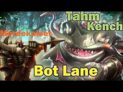 League of Legends - Mordekaiser-Tahm Kench Bot lane HIGHLIGHTS