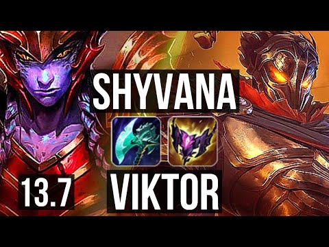 SHYVANA vs VIKTOR (MID) | 3/1/7 | KR Diamond | 13.7