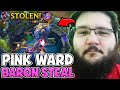 PINK WARD STEALS BARON TO SAVE THE GAME!! (INSANE SHACO PLAYS)