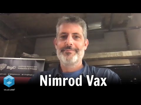 Nimrod Vax, BigID | AWS re:Invent 2020 Partner Network Day