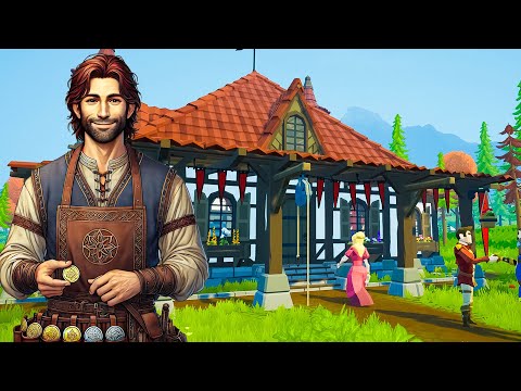 FIRST Look At The Life Of A Medieval Shopkeeper Survival Game! Cozy Keep Gameplay Part 1