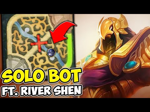 How to play Azir SOLO BOT LANE ft. River Shen Strategy (I can't believe this worked)