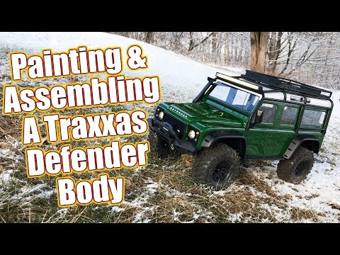 Customize Your Truck - Traxxas TRX-4 Land Rover Defender Painting & Detailing Tips  | RC Driver