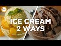 Mango Ice cream & Chocolate Ice cream recipe by Food Fusion