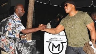 LL Cool J Gives Homeless Man Money, Comments On Kanye's Confederate Flag Merch