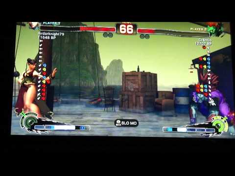 SSF4 Ranked - mrdarknight79 (Chun Li) - Gr4nGo (Blanka) pt. 4