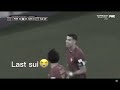 Ronaldo’s first and last sui😔