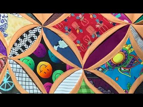 How to Make a cathedral windows quilt ~ Easy Version