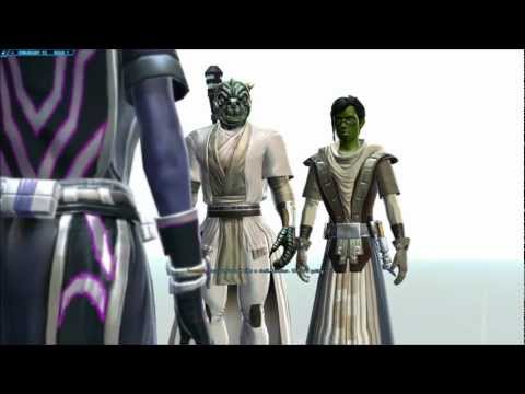 SWtOR Jedi Consular Story Cutscenes Pt. 6 [Prologue / Coruscant / Light Side]