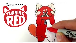 How to draw Red | Drawing and Coloring Turning Red