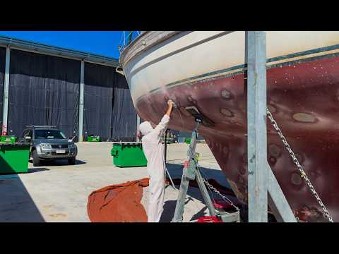 Fixing 87 Osmosis Blisters on my Sailboat