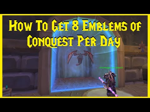 Classic WotLK: How To Get 8 Emblems of Conquest Per Day
