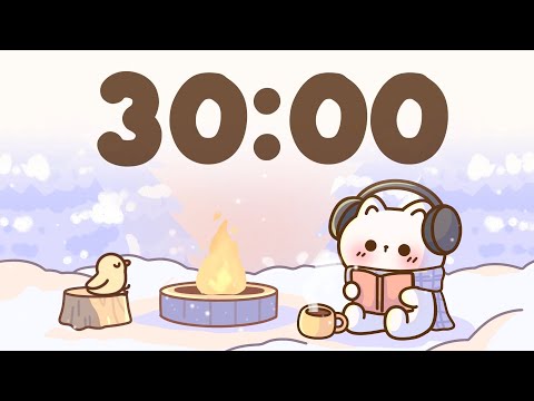 30 Minute Timer 🐱 Study Timer for Classroom Focus