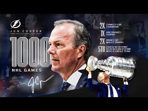 Jon Cooper 1000 Game Tribute 🎥