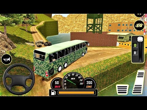 Army Bus Driver - US Military Soldier Transporter / Android Gameplay - HD