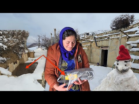 From new faucets to heavy snow: A nomadic lady's hopeful smile in a harsh winter