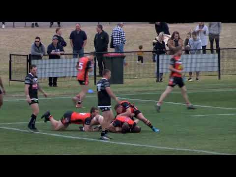 Group 6 CRL 2018, Major Semi, First Grade (1st half) Magpies v Tigers / Comm. Shean & Turnbull