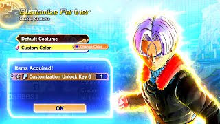 Customization Unlock Keys (New Custom Mentors) In Dragon Ball Xenoverse 2